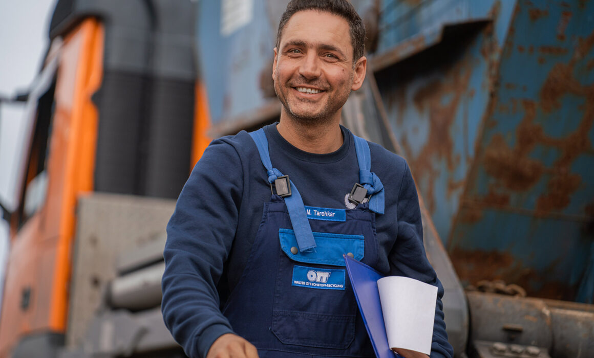 Mitarbeiterfotografie – Authentische Einblicke in die Arbeitsprozesse bei OTT Recycling Rutesheim